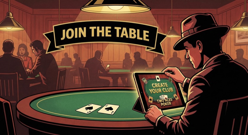 Создание онлайн-клуба: стол Два туза