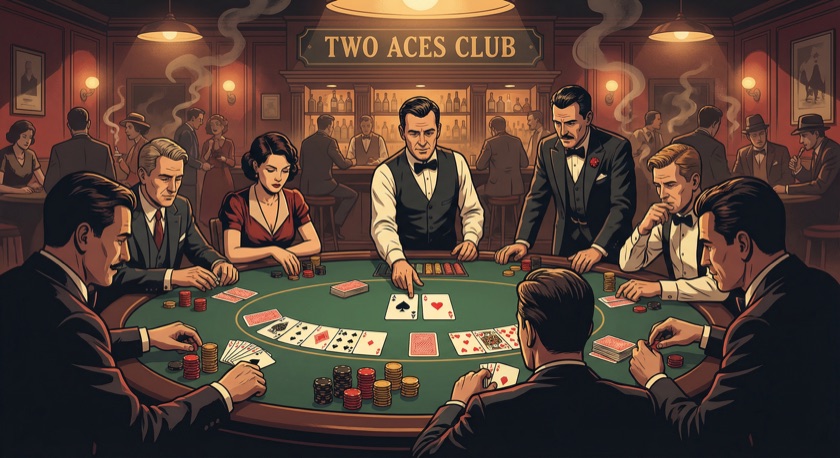 Игроки играют через ваш клуб: Два туза